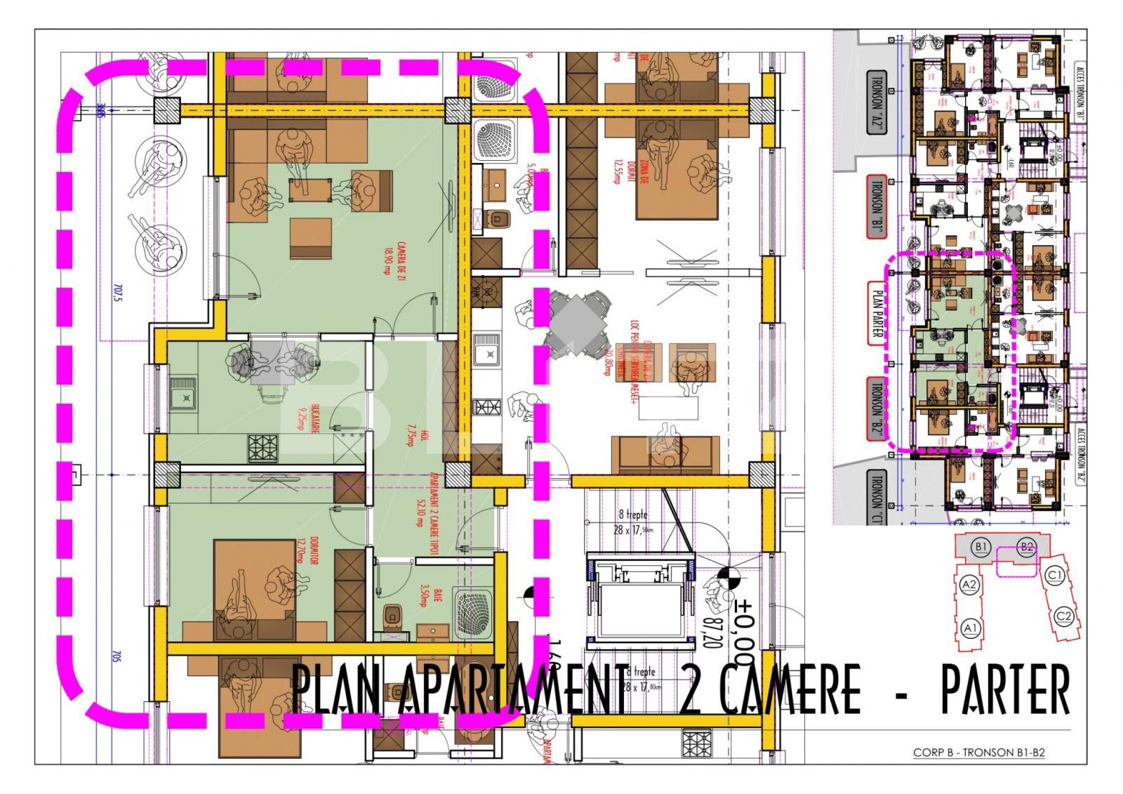 Apartament de vânzare 2 camere Pacurari - 76720AV | BLITZ Iași | Poza1