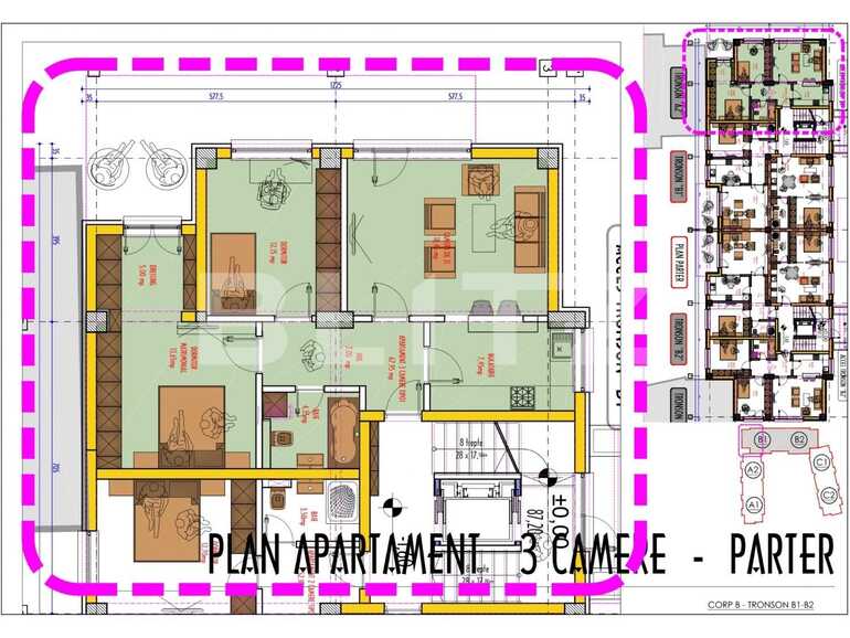 Apartament de vanzare 3 camere Pacurari - 76725AV | BLITZ Iasi | Poza2