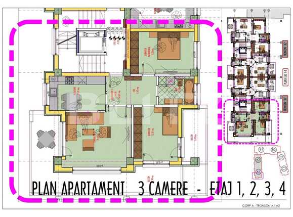 Apartament de vânzare 3 camere Pacurari - 76728AV | BLITZ Iași | Poza6