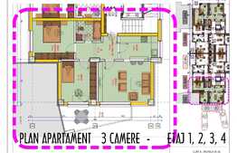 NOU! Apartament de 3 camere, 62.8 mp utili, zona Pacurari