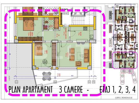 Apartament de vânzare 3 camere Pacurari - 76735AV | BLITZ Iași | Poza1