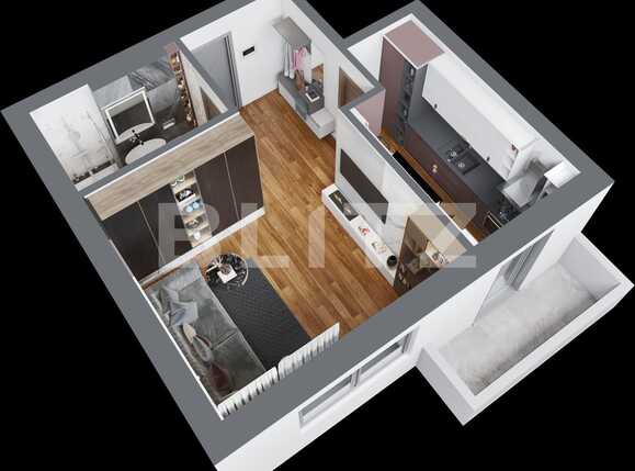 Garsonieră de vânzare Frumoasa - 77427AV | BLITZ Iași | Poza7