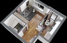 Apartament 1 camera, 37 mp