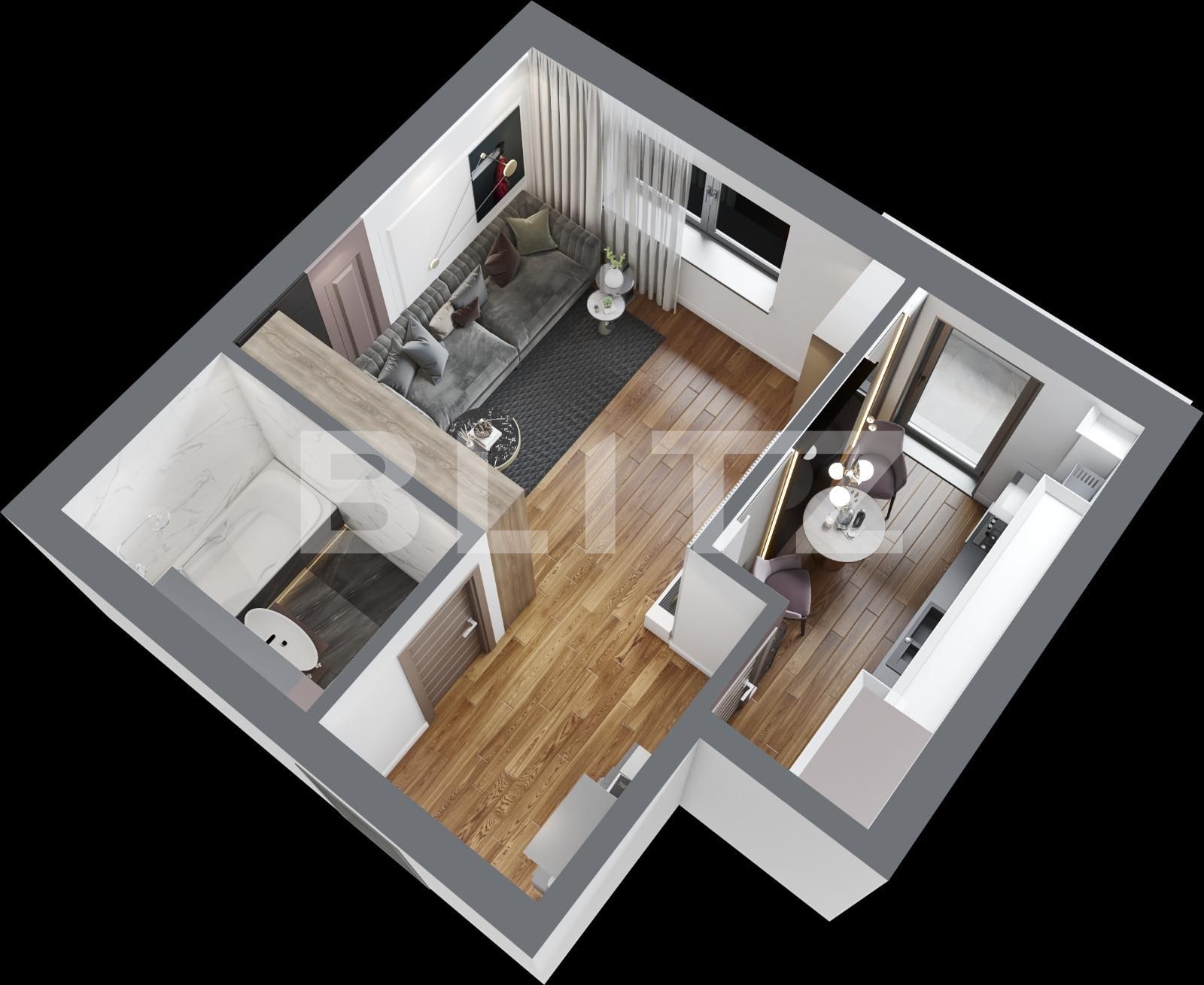 Garsonieră de vânzare Frumoasa - 77430AV | BLITZ Iași | Poza2