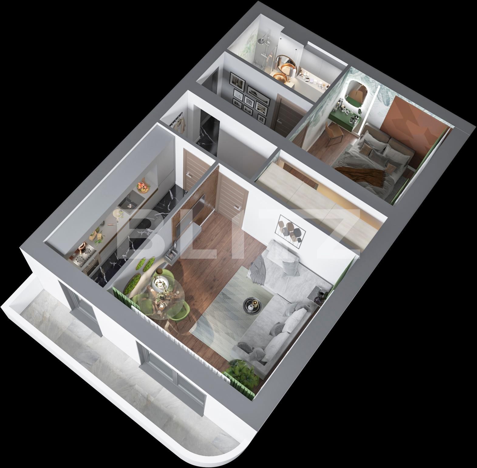 Apartament de vânzare 2 camere Frumoasa - 77432AV | BLITZ Iași | Poza9