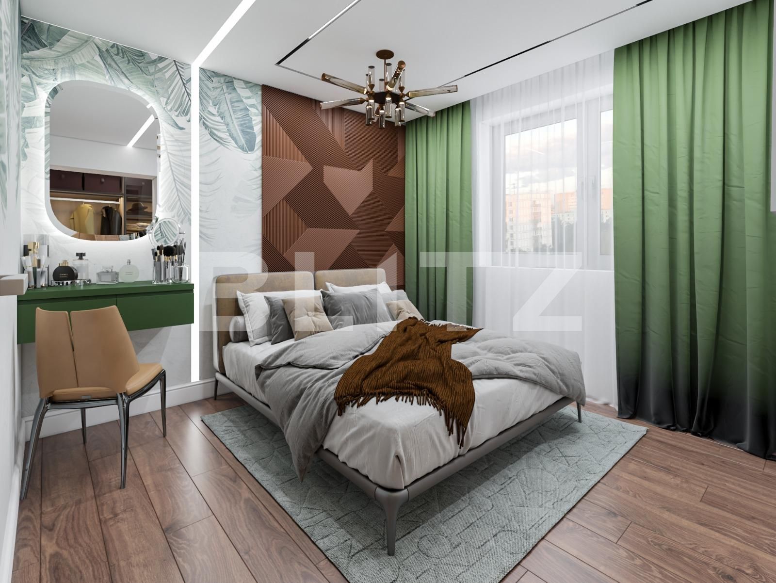 Apartament premium de 2 camere cu sistem smart home, 60.5 mp, in cartier rezidential