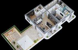 Apartament premium in zona Poitiers, 4 camere, 105 mp+terasa, COMISION 0