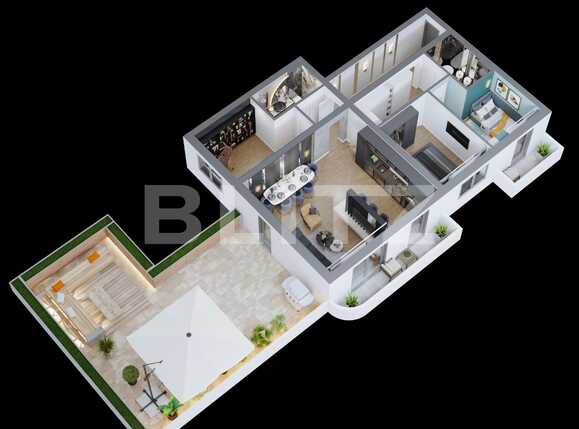 Apartament de vânzare 3 camere Frumoasa - 77443AV | BLITZ Iași | Poza13