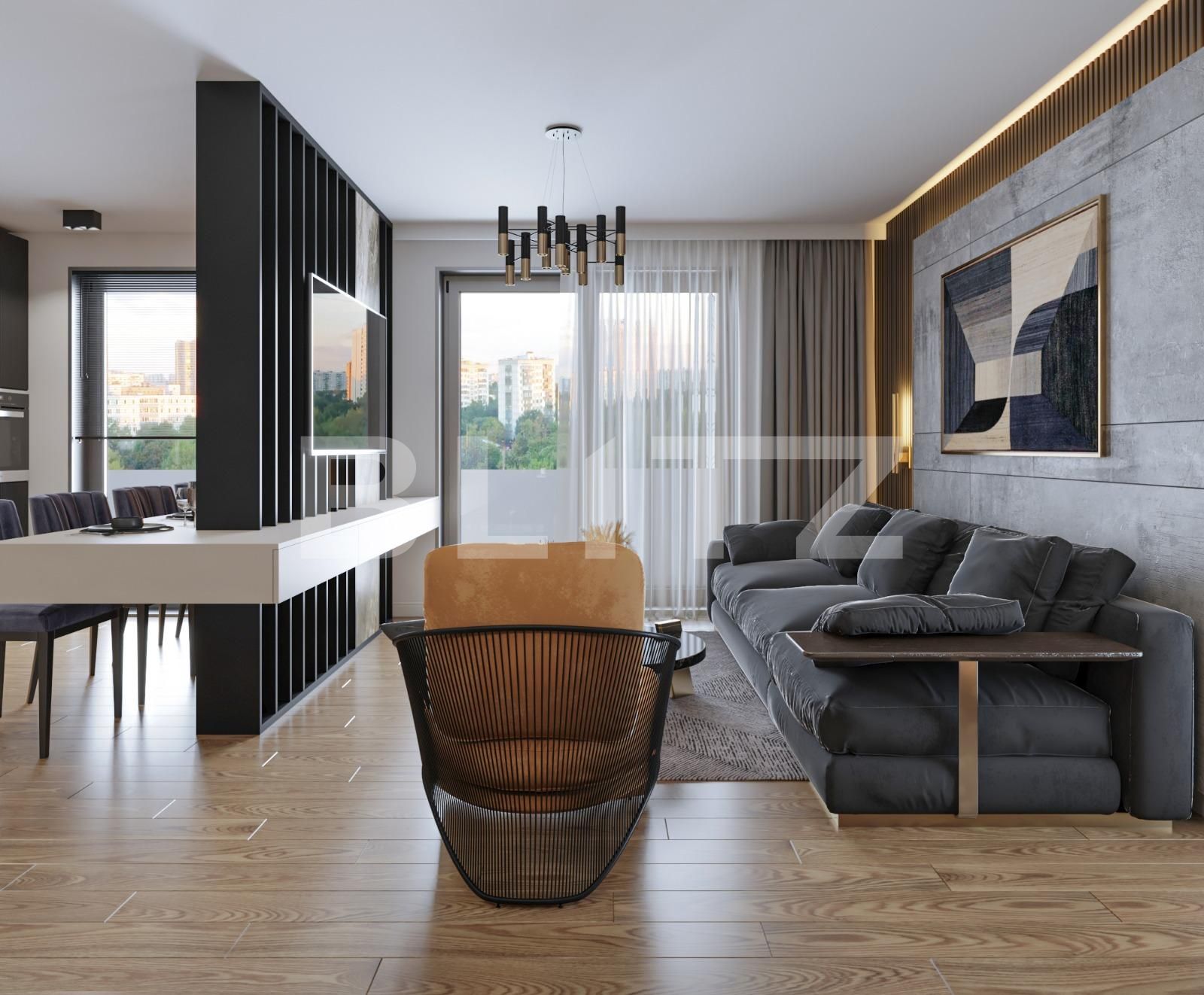 Apartament premium cu sistem smart home, 4 camere, 105 mp, 70 mp terasa!