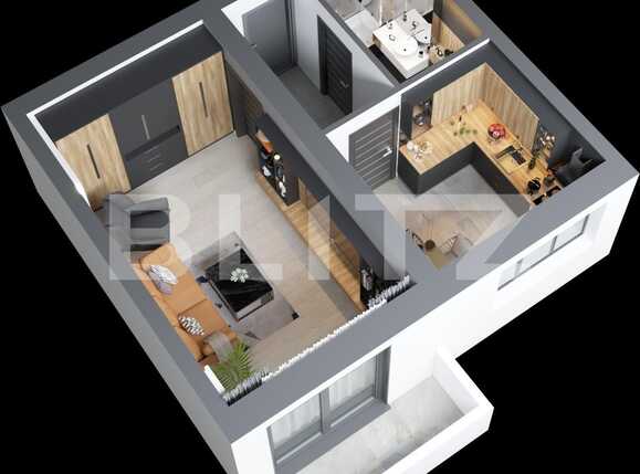 Garsonieră de vânzare Frumoasa - 77444AV | BLITZ Iași | Poza1