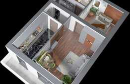 Apartament premium cu sistem smart home de 2 camere, 61 mp in zona Poitiers