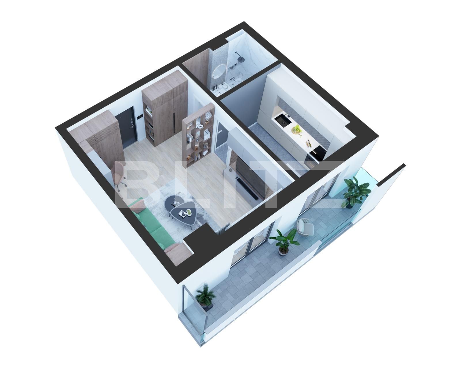 Garsonieră de vânzare Nicolina - 77455AV | BLITZ Iași | Poza2