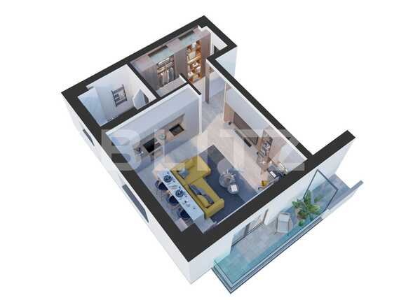 Garsonieră de vânzare Nicolina - 77457AV | BLITZ Iași | Poza6