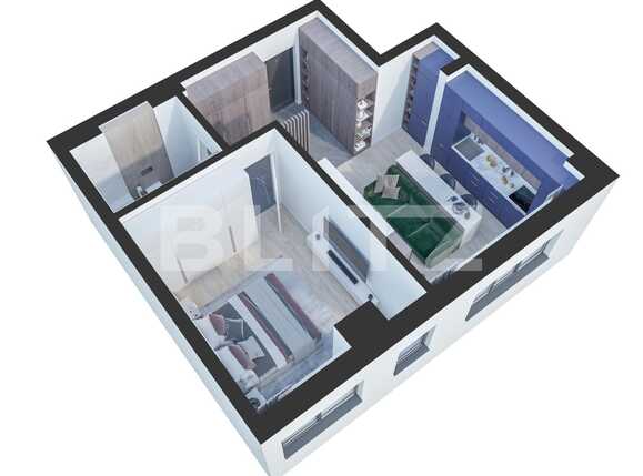 Apartament de vânzare 2 camere Nicolina - 77458AV | BLITZ Iași | Poza2