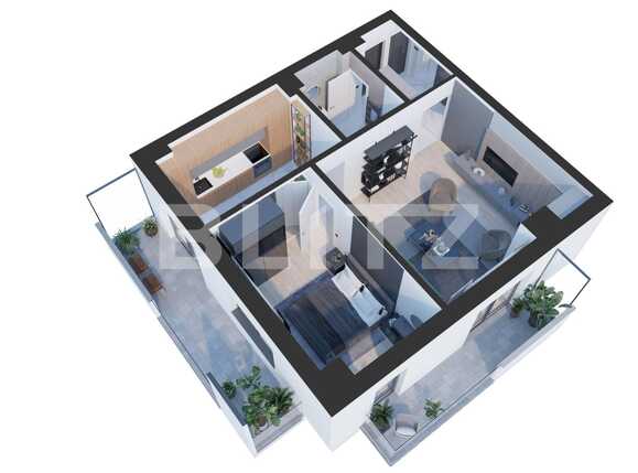 Apartament de vânzare 2 camere Nicolina - 77459AV | BLITZ Iași | Poza4