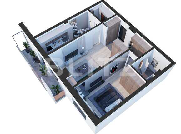 Apartament de vânzare 2 camere Nicolina - 77461AV | BLITZ Iași | Poza3