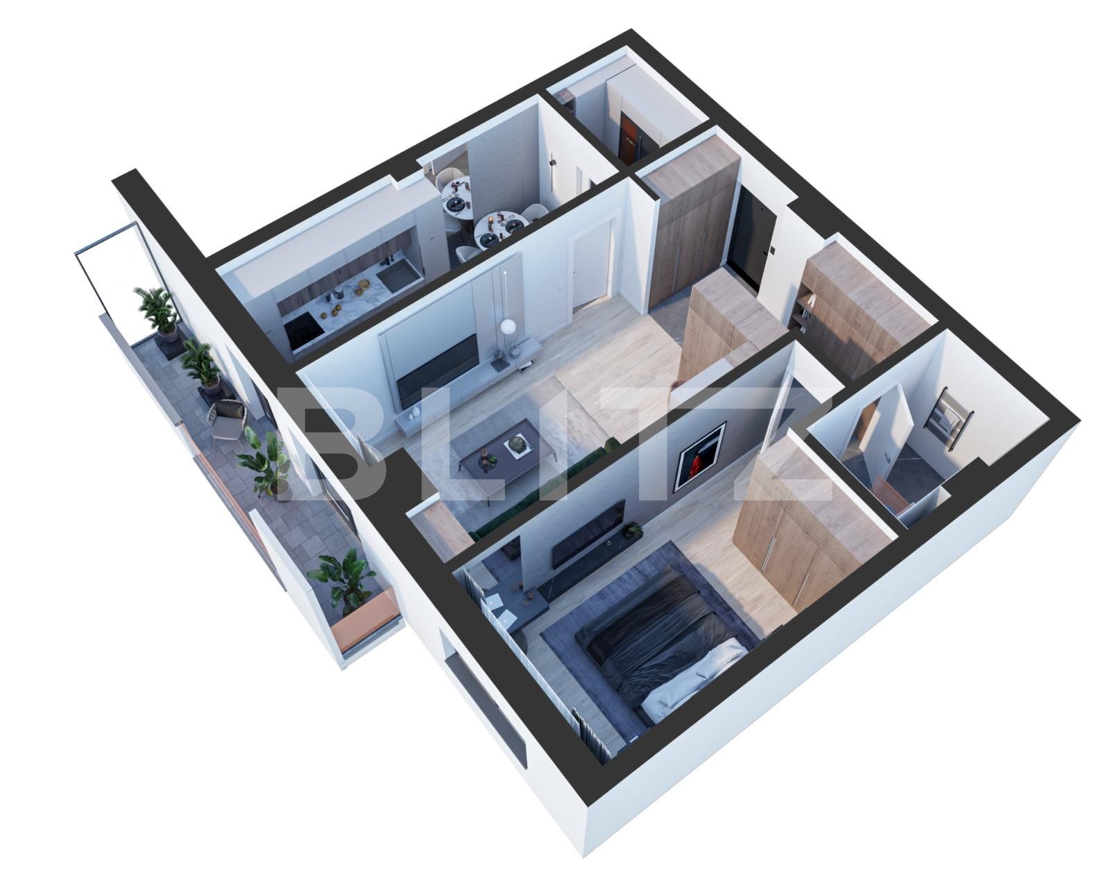 Apartament de vânzare 2 camere Nicolina - 77461AV | BLITZ Iași | Poza3