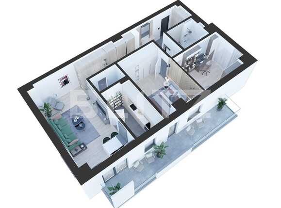 Apartament de vânzare 3 camere Nicolina - 77465AV | BLITZ Iași | Poza2