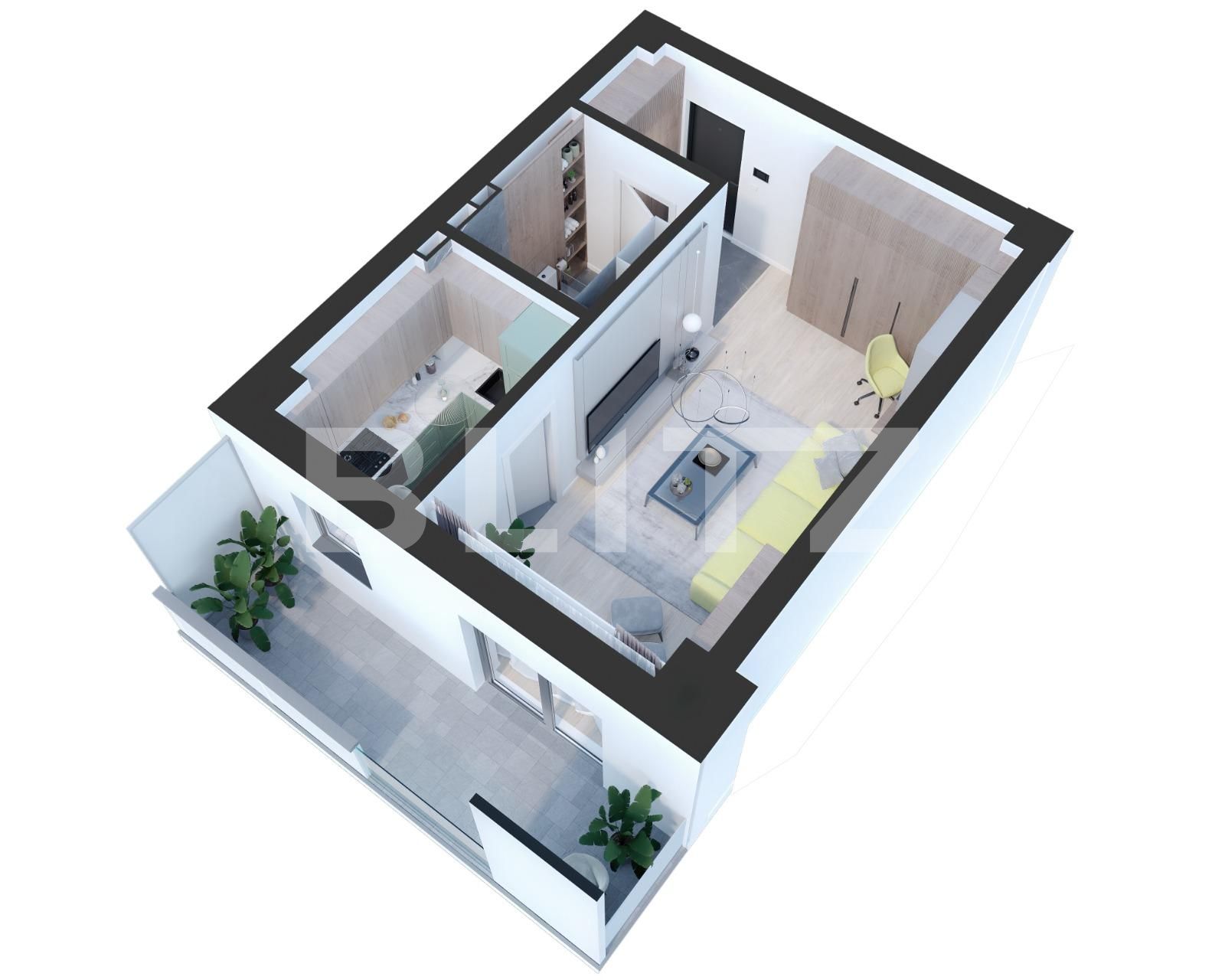 Garsonieră de vânzare Nicolina - 77466AV | BLITZ Iași | Poza4