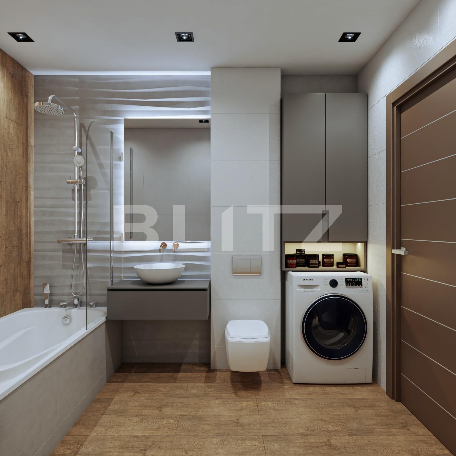 Apartament premium de 2 camere cu sistem smart home, 61 mp in cartier rezidential