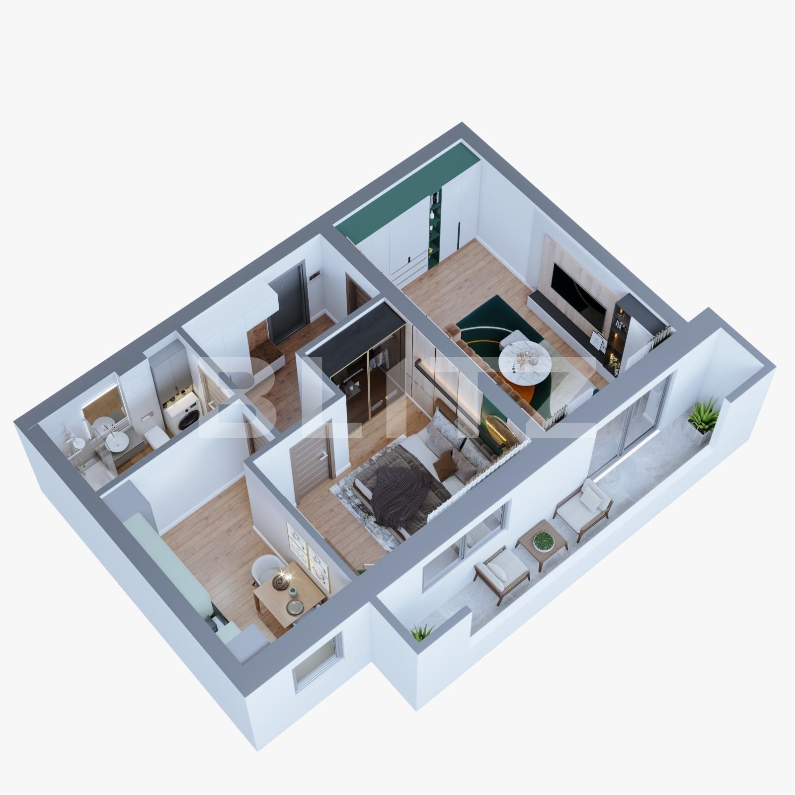 Apartament de vânzare 2 camere Frumoasa - 77468AV | BLITZ Iași | Poza9