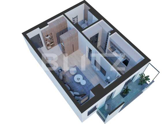 Garsonieră de vânzare Nicolina - 77471AV | BLITZ Iași | Poza2