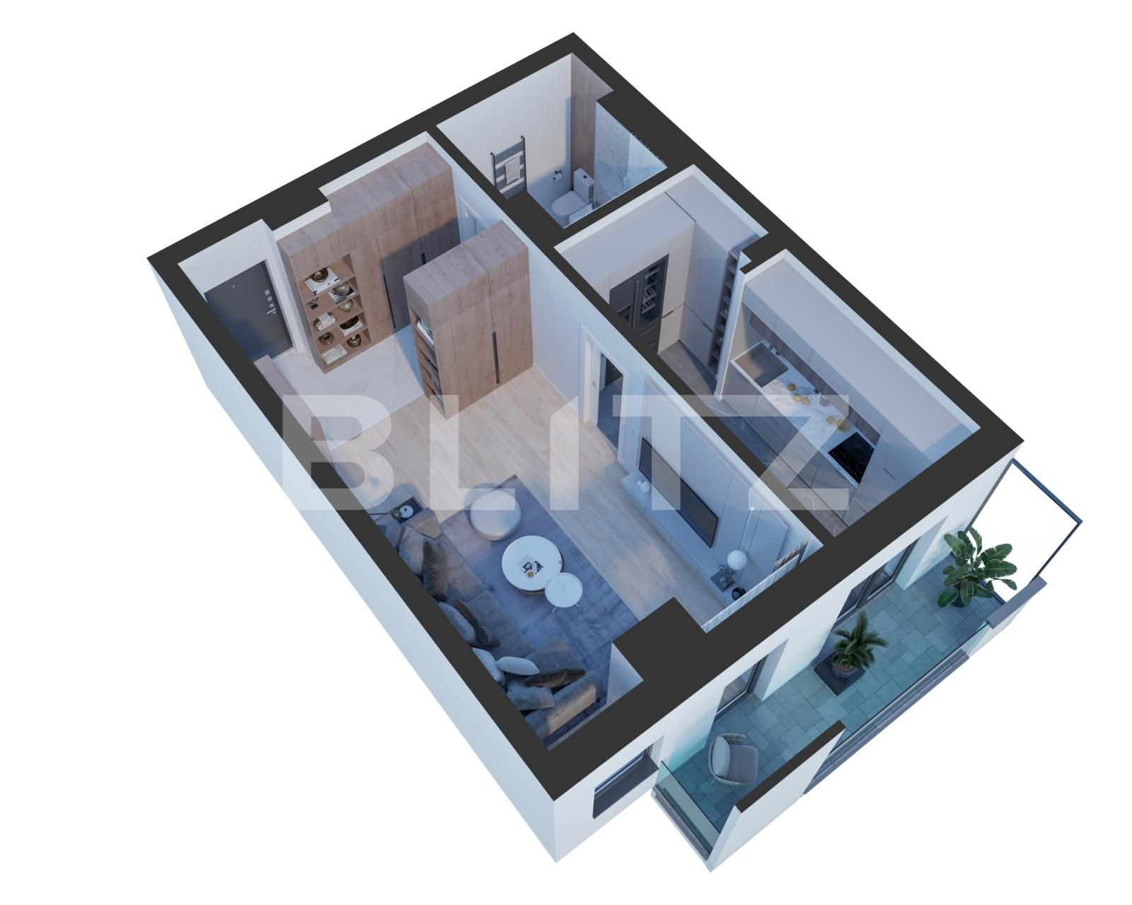 Garsonieră de vânzare Nicolina - 77471AV | BLITZ Iași | Poza2