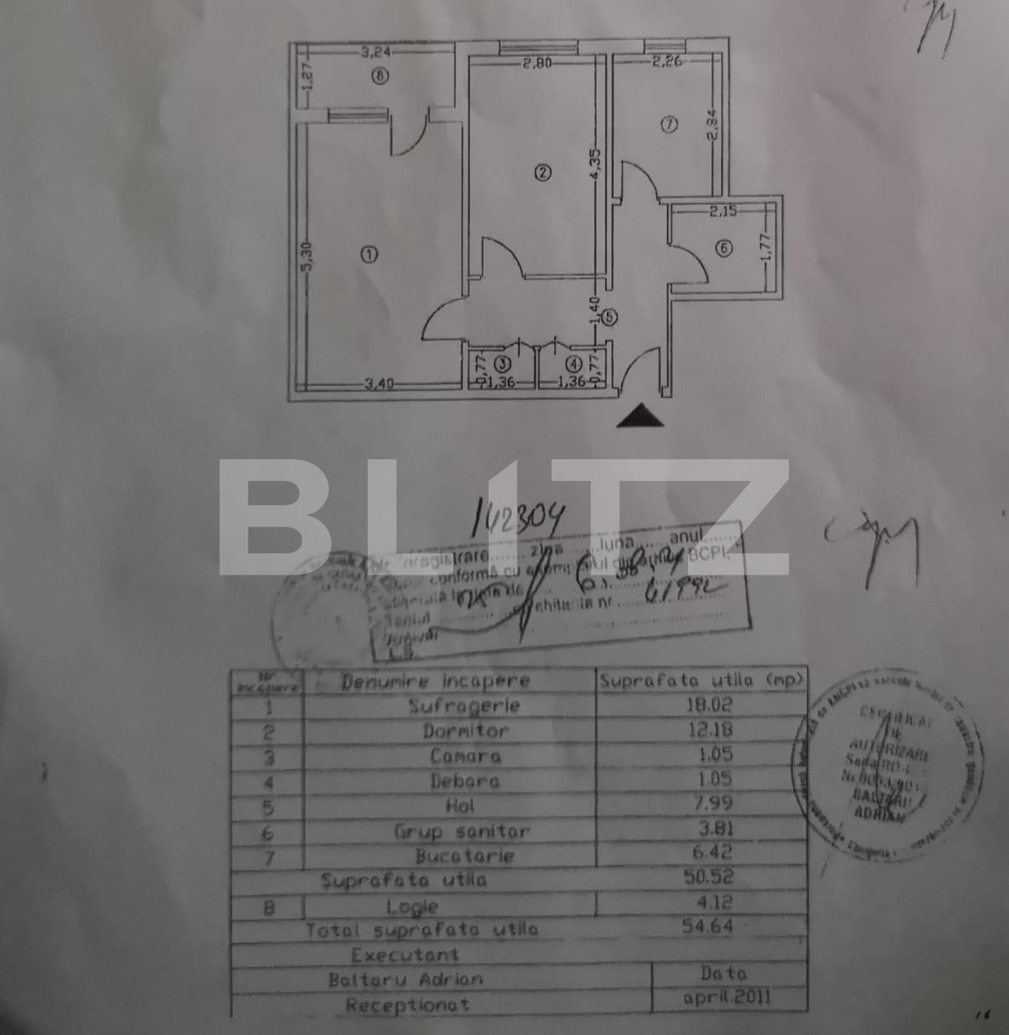 Apartament de vânzare 2 camere Zimbru - 77608AV | BLITZ Iași | Poza1