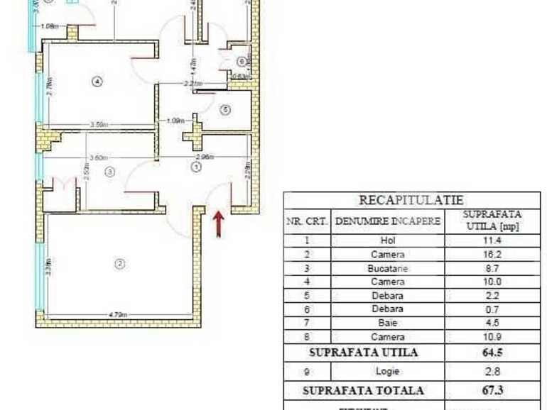 Apartament de vânzare 3 camere Dacia - 77989AV | BLITZ Iași | Poza1