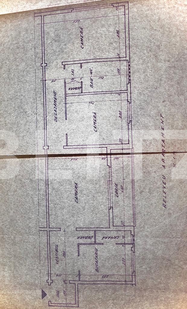 Apartament 3 camere, 67 mp, etaj intermediar, Tatarasi