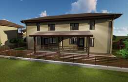Casa tip duplex, 12 mp terasa si 96 mp gradina, zona Visani