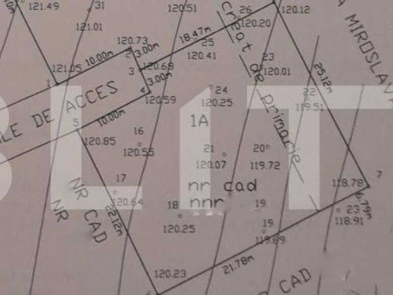 Teren de vânzare Miroslava - 78486TV | BLITZ Iași | Poza1