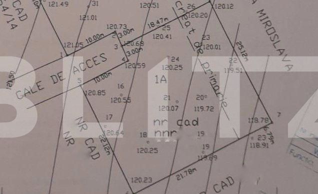 Teren de vânzare Miroslava - 78486TV | BLITZ Iași | Poza1