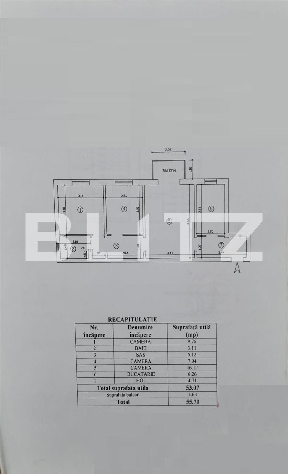Apartament de vânzare 3 camere Zimbru - 78728AV | BLITZ Iași | Poza9