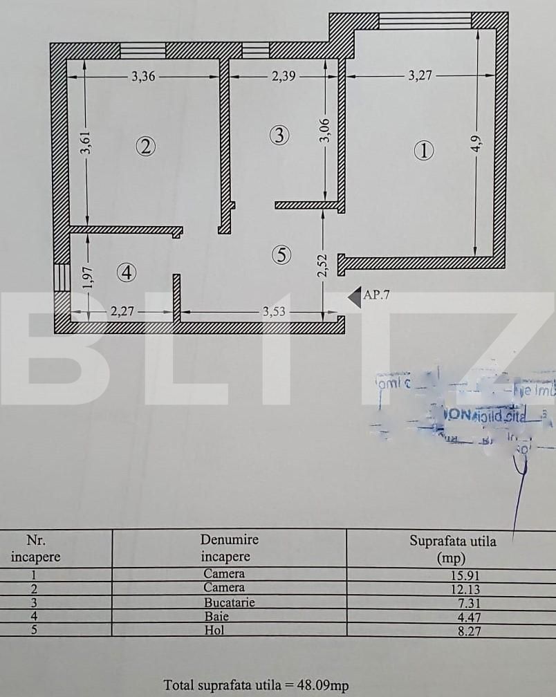 Apartament de vânzare 2 camere Strugurilor - 78970AV | BLITZ Iași | Poza1