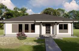 Casa individuala de 4 camere cu canalizare, 684 mp teren, zona Gaureni