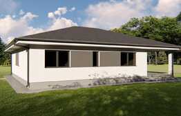 Casa individuala de 4 camere cu canalizare, 684 mp teren, zona Gaureni