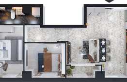 Apartament 3 camere, 58 mp, in ansamblu rezidential din zona  Lunca Cetatuii 