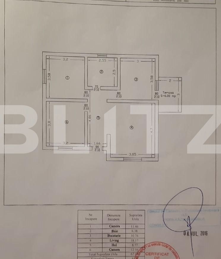 Casa de vânzare 3 camere Horpaz - 79795CV | BLITZ Iași | Poza1