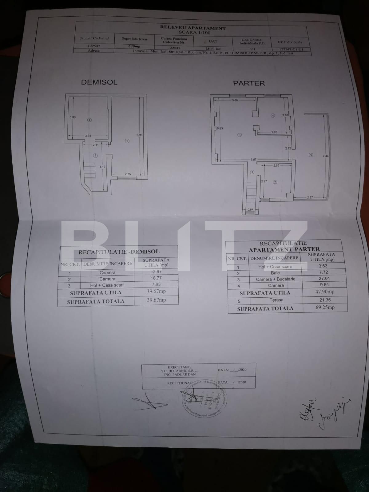 Apartament 3 camere decomandat, in zona linistita, Bucium