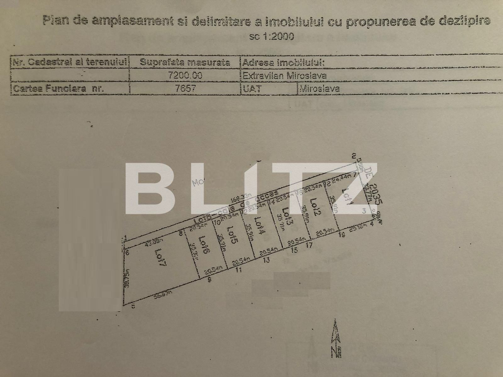Teren de vânzare Miroslava - 79894TV | BLITZ Iași | Poza4