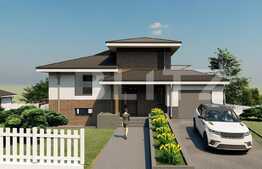 Vila de 4 camere, 178.5 mp utili, teren 500 mp, zona Bucium