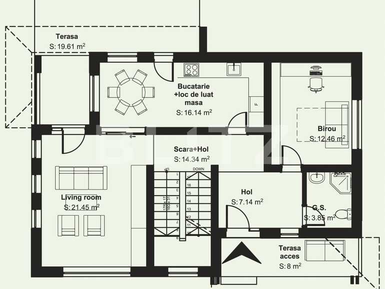 Casa de vânzare 4 camere Bucium - 79937CV | BLITZ Iași | Poza2