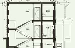 Vila de 5 camere cu panorama, 196.3 mp utili, teren 750 mp, zona Bucium
