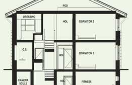 Vila de 5 camere cu panorama, 237.7 mp utili, teren 1000 mp, Bucium