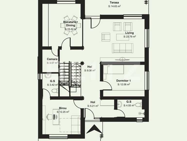 Casa de vânzare 5 camere Bucium - 79942CV | BLITZ Iași | Poza2