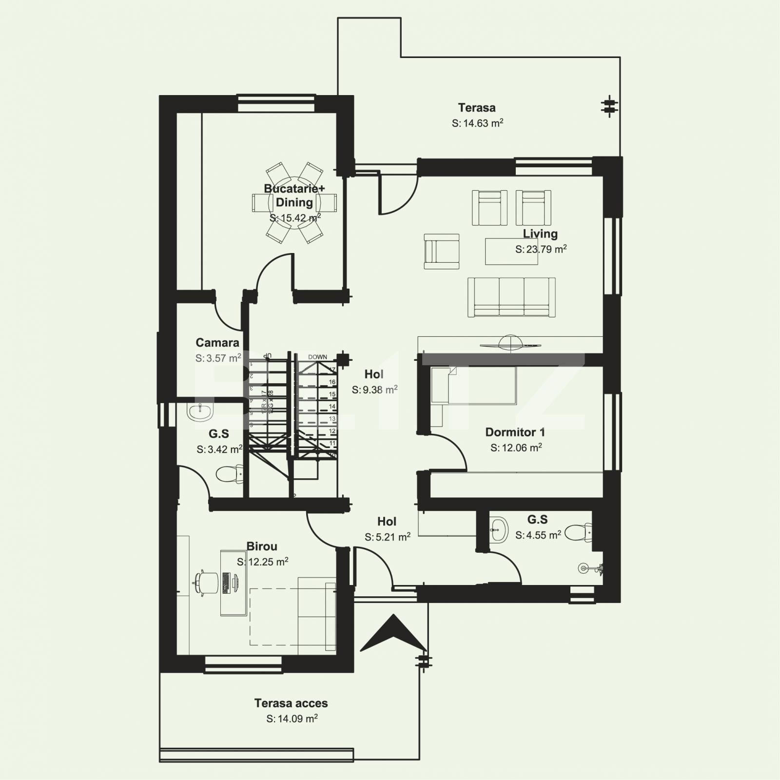 Casa de vânzare 5 camere Bucium - 79942CV | BLITZ Iași | Poza2