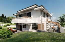 Vila de 5 camere cu panorama, 272.1 mp, teren 1500 mp, Bucium