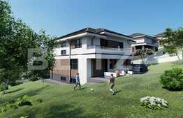 Vila de 5 camere cu panorama, 272.1 mp, teren 1500 mp, Bucium