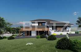 Vila de 6 camere cu sauna si piscina, 332.8 mp, teren 2000 mp, Bucium